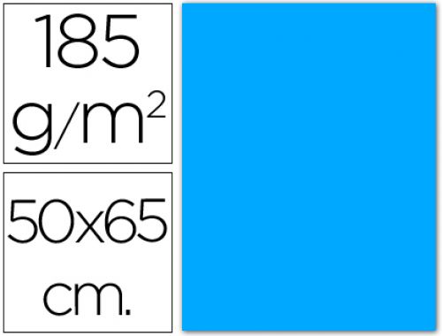 Cartolina guarro 50x65 cm 185 gr azul maldivas , Guarro , 37751 , 3148954223292